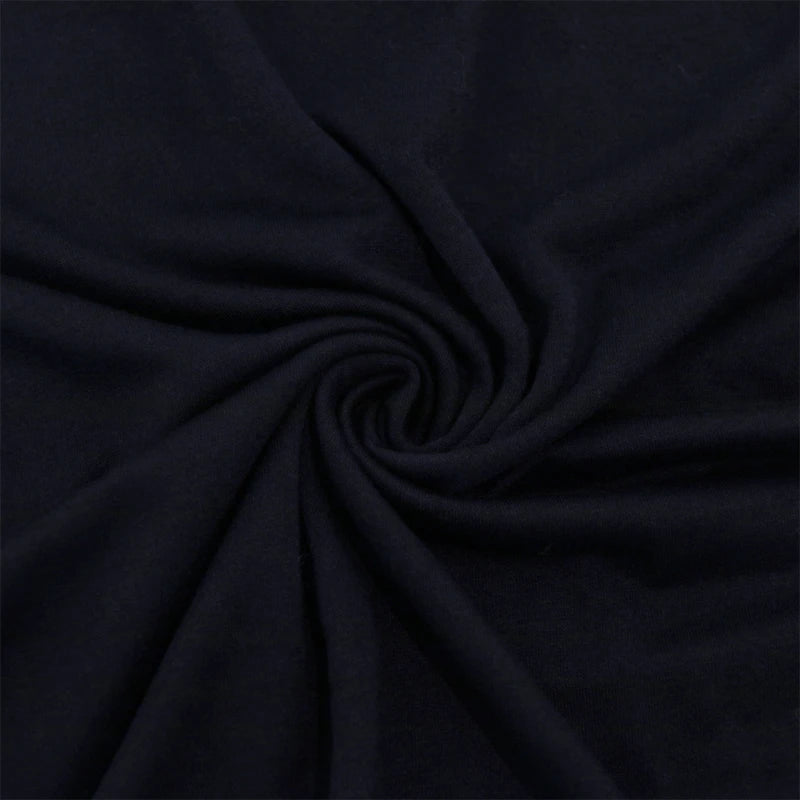 Close-up of dark blue fabric with a swirl pattern