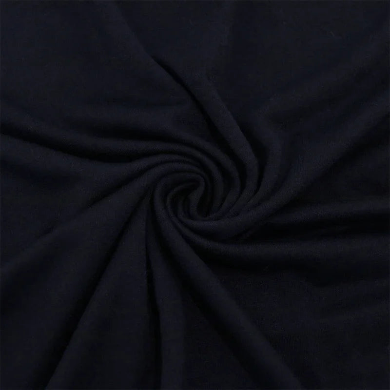 Close-up of dark blue fabric with a swirl pattern